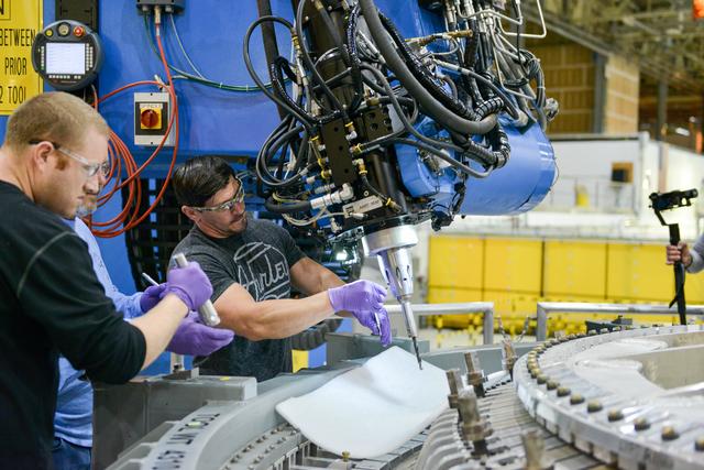 NASA image: Orion EM2 Weld